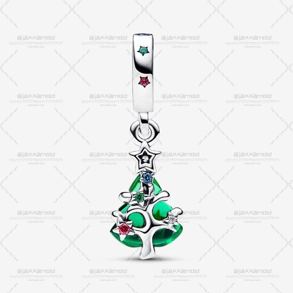 Pandora Sparkling Christmas Tree Dangle Charm - Picture 2 of 5